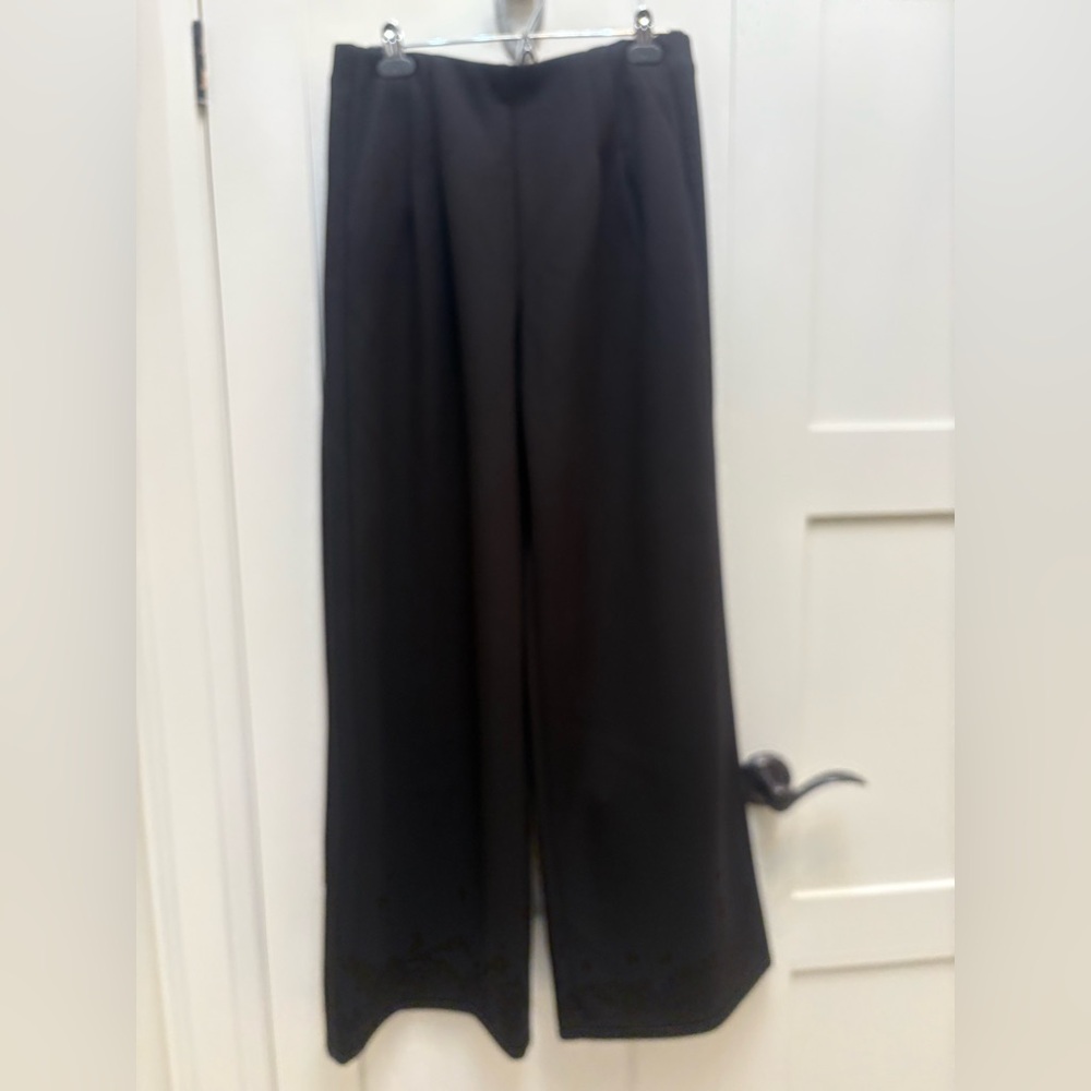 Christian Siriano Elegant Black Dress Pants